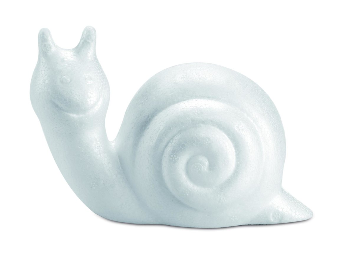 Styrofoam snail 10,5cm